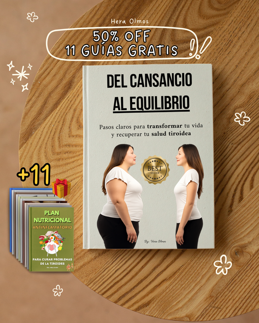 Pack +11 Ebooks para Equilibrar tu Tiroides y Aumentar tu Energía en 21 Días